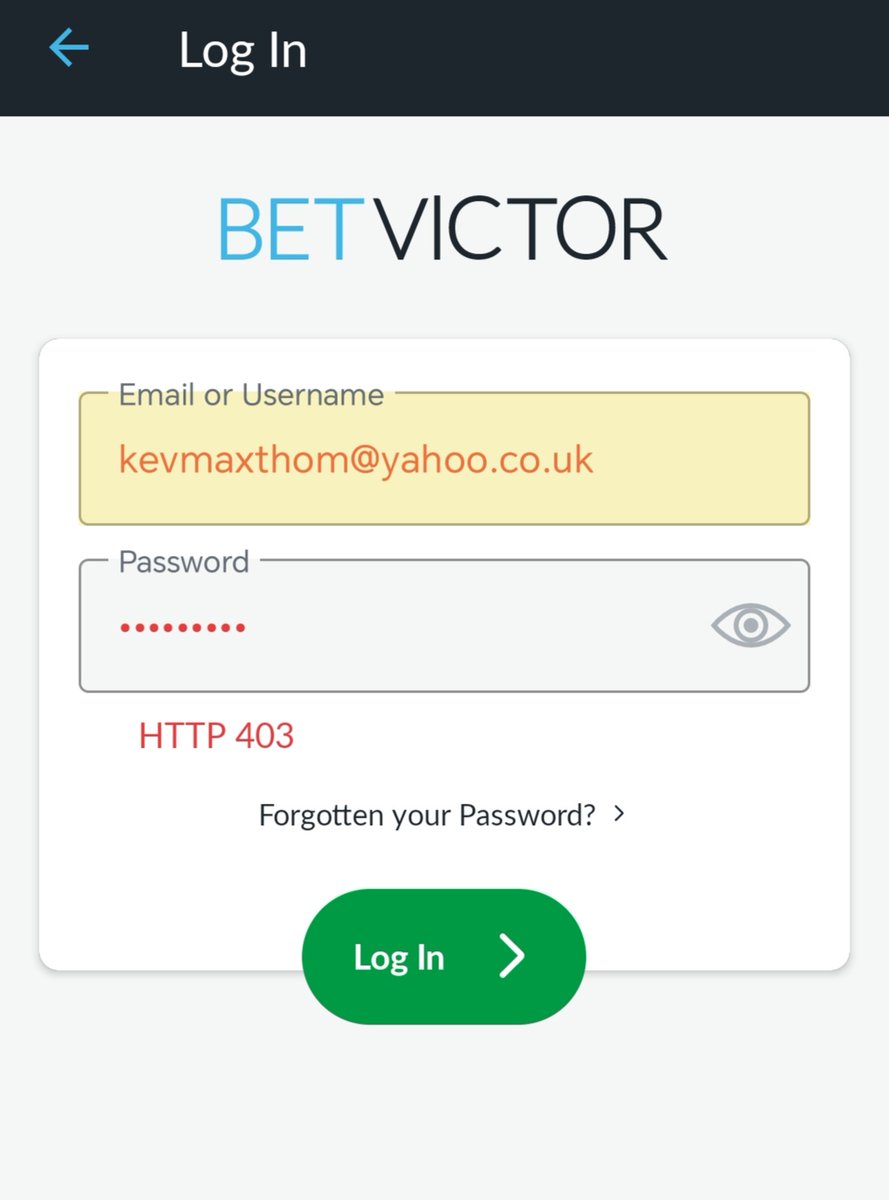 kevmaxthom's tweet photo. @BetVictor please advise 🤔 https://t.co/ohlgq9TxLj