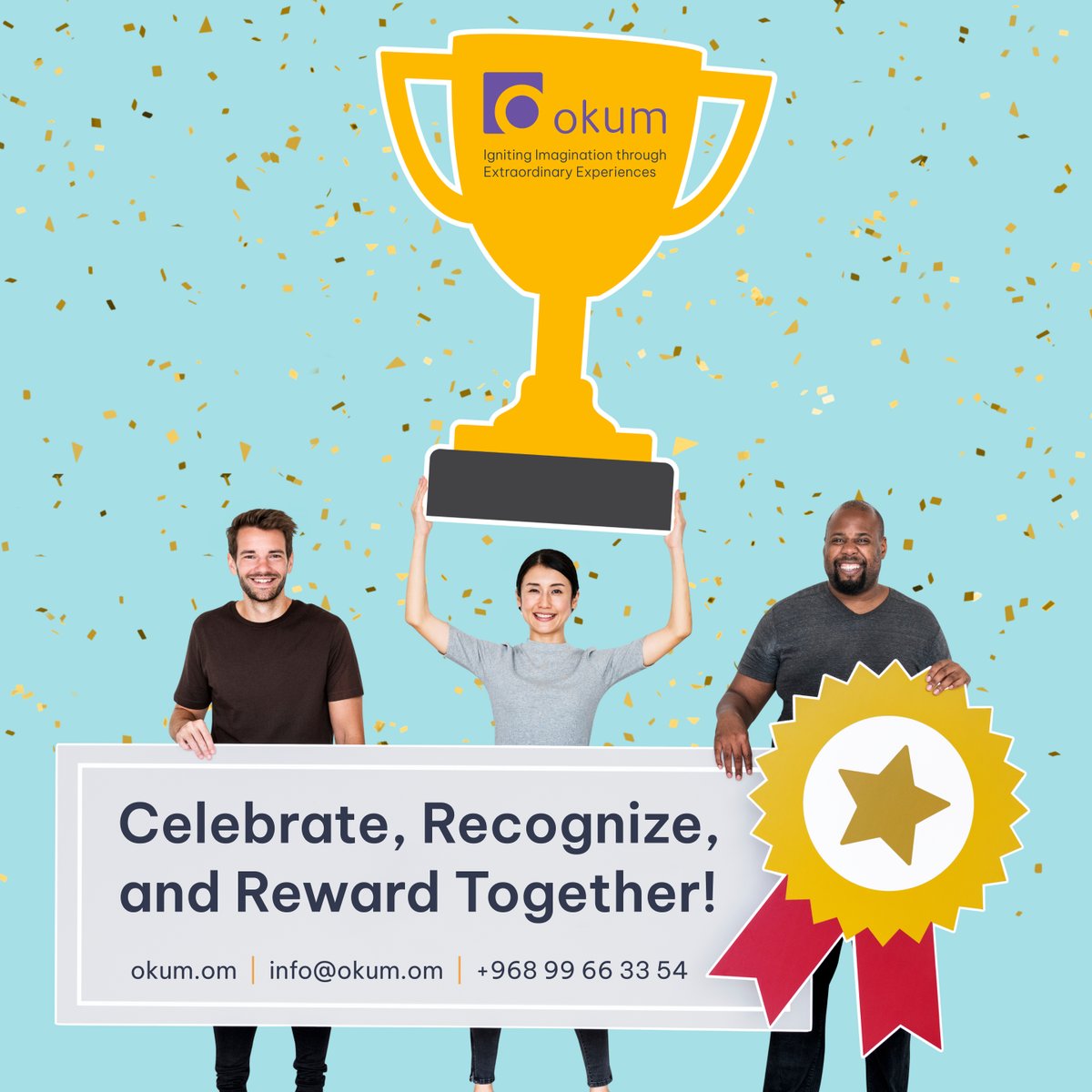 okumintl's tweet image. Let's party like it's 2099 with Okum! 🥳🎉

From celebrating milestones to recognizing top achievers, we've got the #ExtraordinaryExperiences covered! Let's make your event one to remember!

okum.om

#IgniteImagination #EventProfs #PartyingWithOkum 🎊