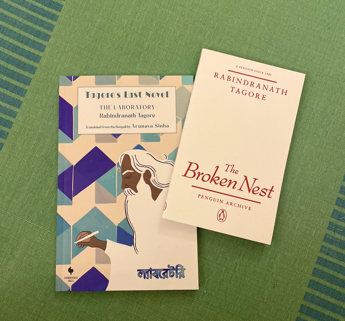 arunava's tweet image. Rabindranath Tagore for your friends and family abroad? Please use these links to send a gift of one (or both!) of these books to someone in the US or the UK or anywhere else in the world outside India.
chowringheepress.com/book/1057396/T…
amzn.eu/d/8dVNZ1Q