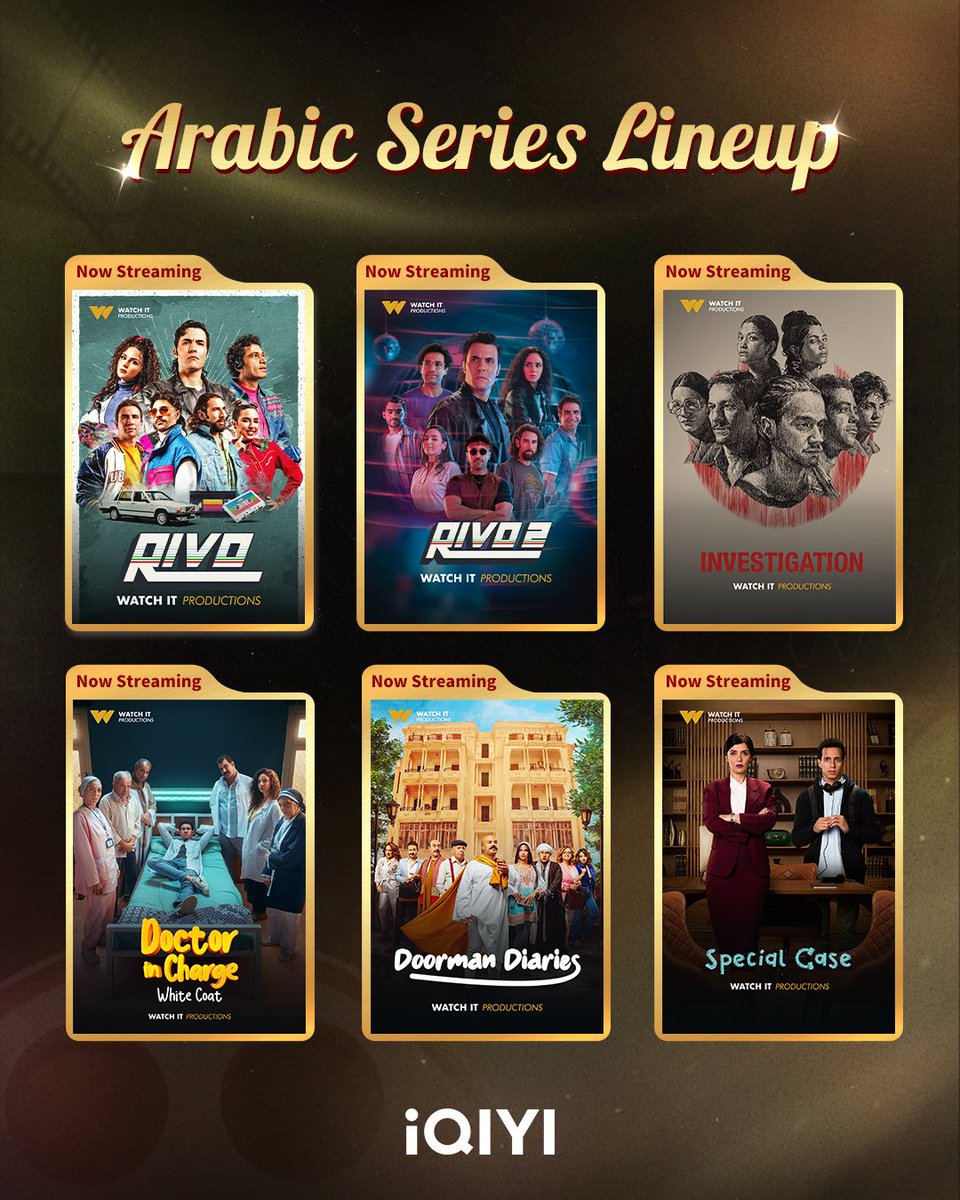 iQIYI's tweet photo. Authentic and addictive. Discover the hottest Arabic series starting now.💥

#iQIYI #Rivo #Rivo02 #Investigation #DoctorinCharge #DoormanDiaries #SpecialCase #AMomentofAnger #ReasonstoLeave #Interview #Balance #RushDiagnosis #ArabicSeries https://t.co/3cy0NJhHOh