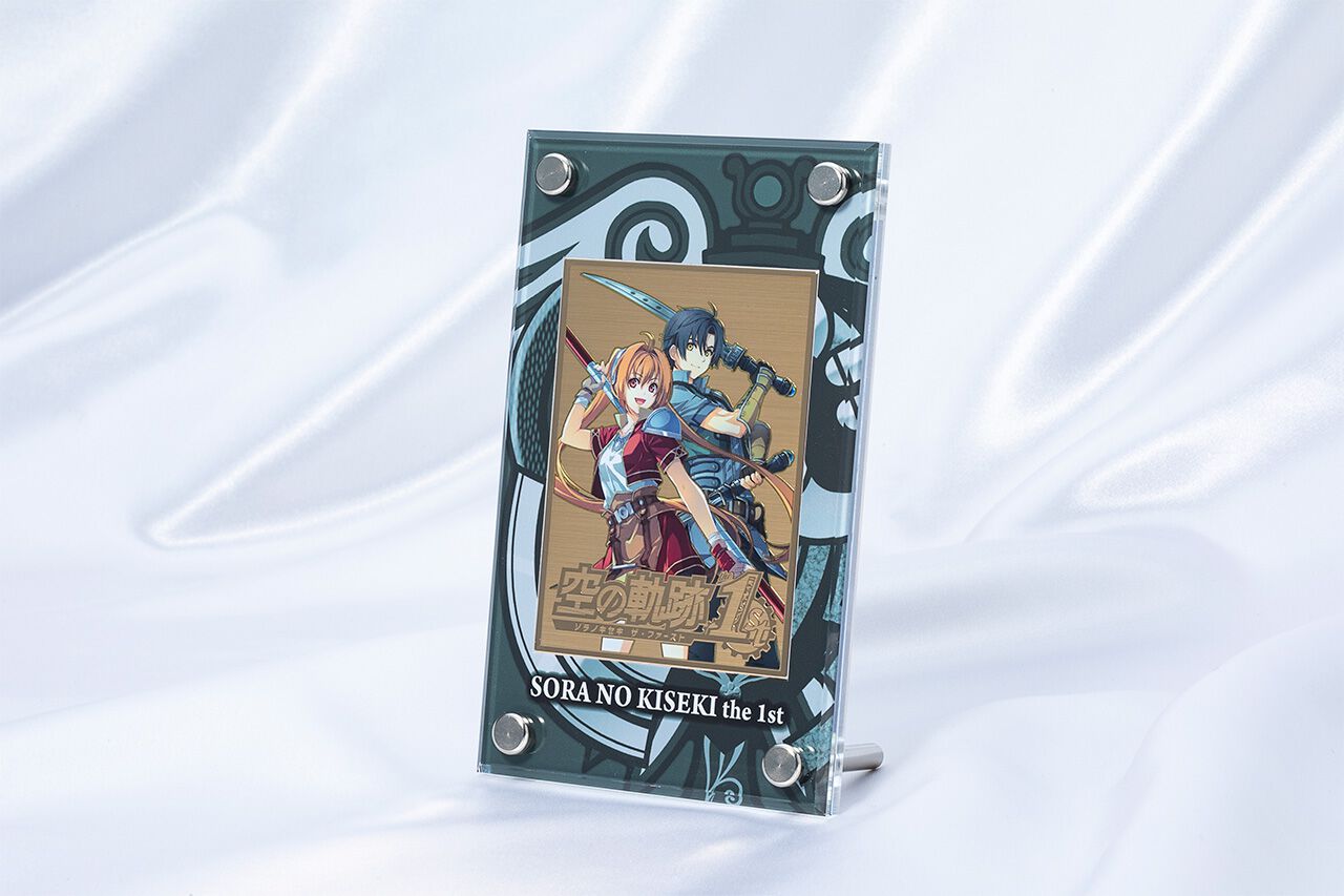 空の軌跡 the 1st 電撃 メモリアルメタルプレート「エステル＆ヨシュア」 空の軌跡 the 1st 電撃 メモリアルメタルプレート「エステル