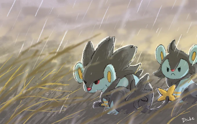 ポケモン生態図鑑楽しい! こちらは以前ポケモンの生態を意識して描いたイラスト #fanart