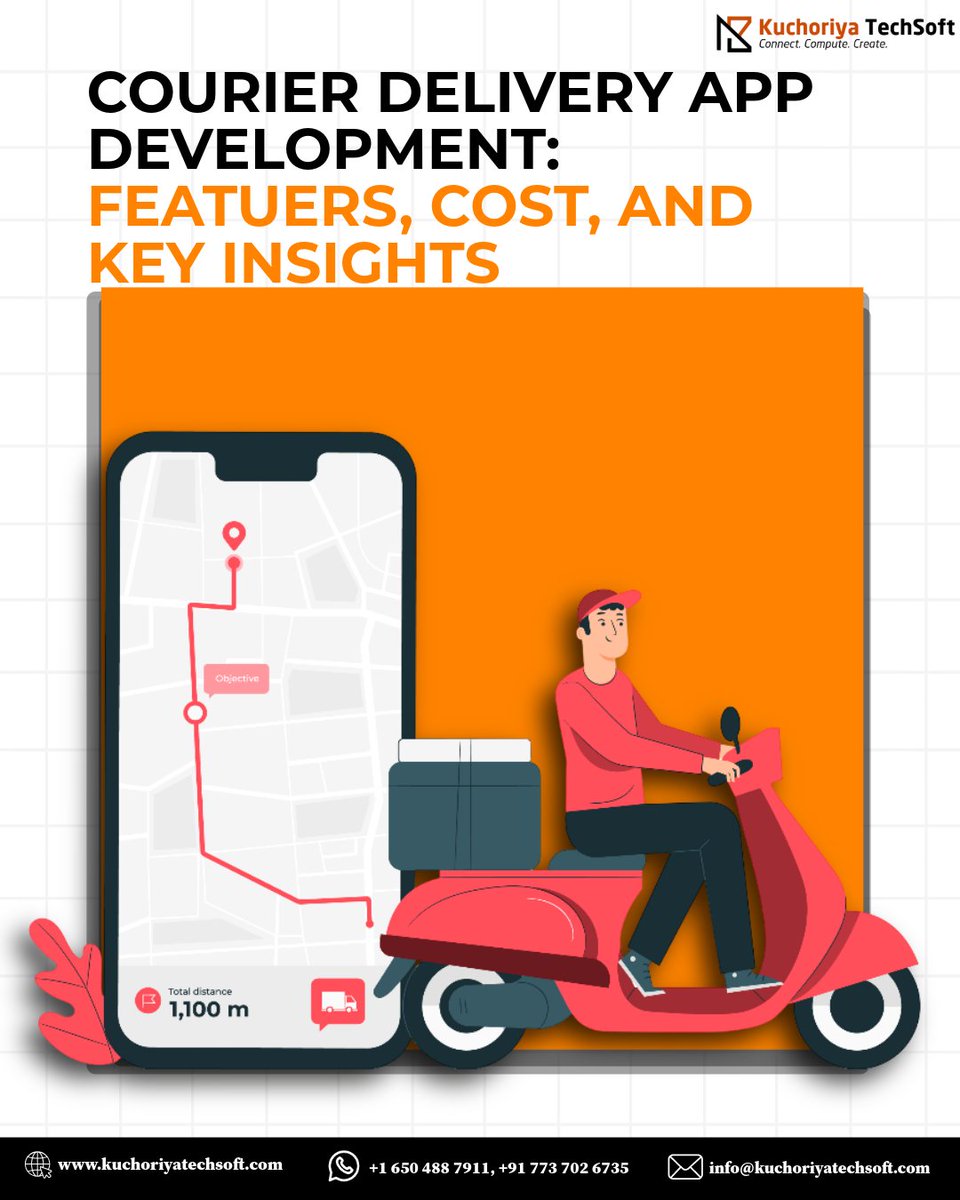 KuchoriyaSoft's tweet image. Courier Delivery App Development: Features, Costs &amp;amp; Key Insights for 2025 
Here’s everything you need to know👇

Read: kuchoriyatechsoft.com/blog/courier-d…

Website: kuchoriyatechsoft.com

#CourierAppDevelopment #LogisticsApp #DeliveryApp2025 #TechForLogistics #CourierDeliveryApp