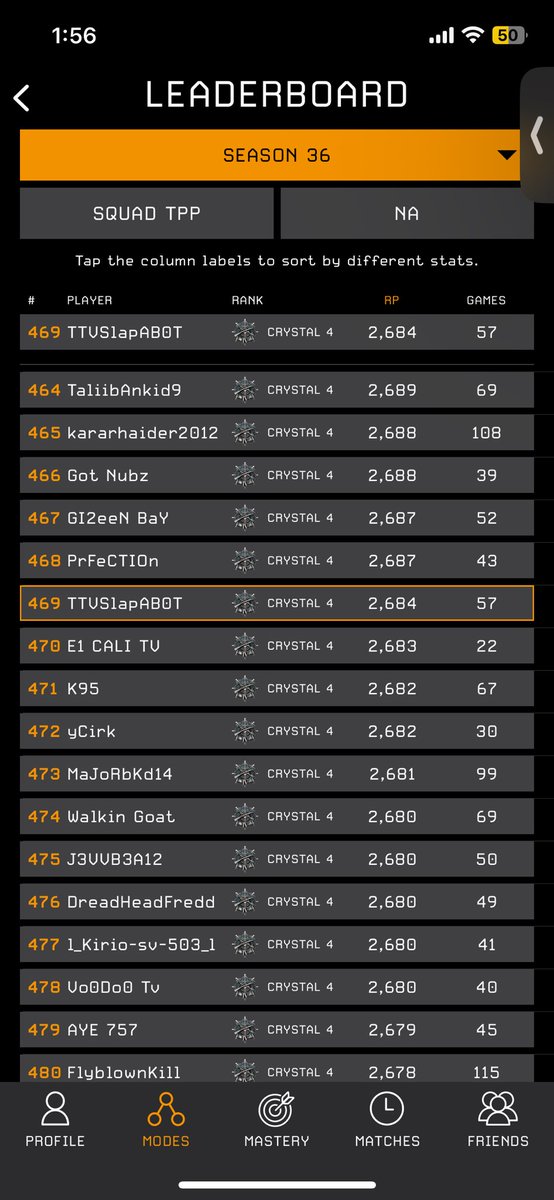 SlapAB0T2x's tweet photo. Top 500 in ranked on pubg https://t.co/NFg7pthwJH