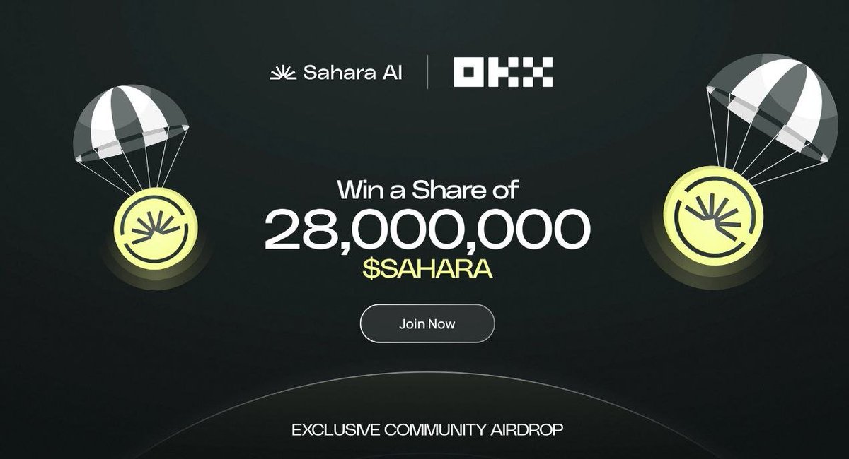 Web3Julkar's tweet photo. 🔈Sahara AI x OKX, 28M $SAHARA For All Eligible Users 🔥✔️

🔗Link— https://t.co/ZIQRTDqcjC

🟢Connect the wallet you used for your Sahar AI contributions
🟢Submit your OKX UID + OKX deposit address (And you’re in!)
Today is the final call don't miss🔥
$OPL @openloop_so #OpenLoop https://t.co/C5jlRnrqzv