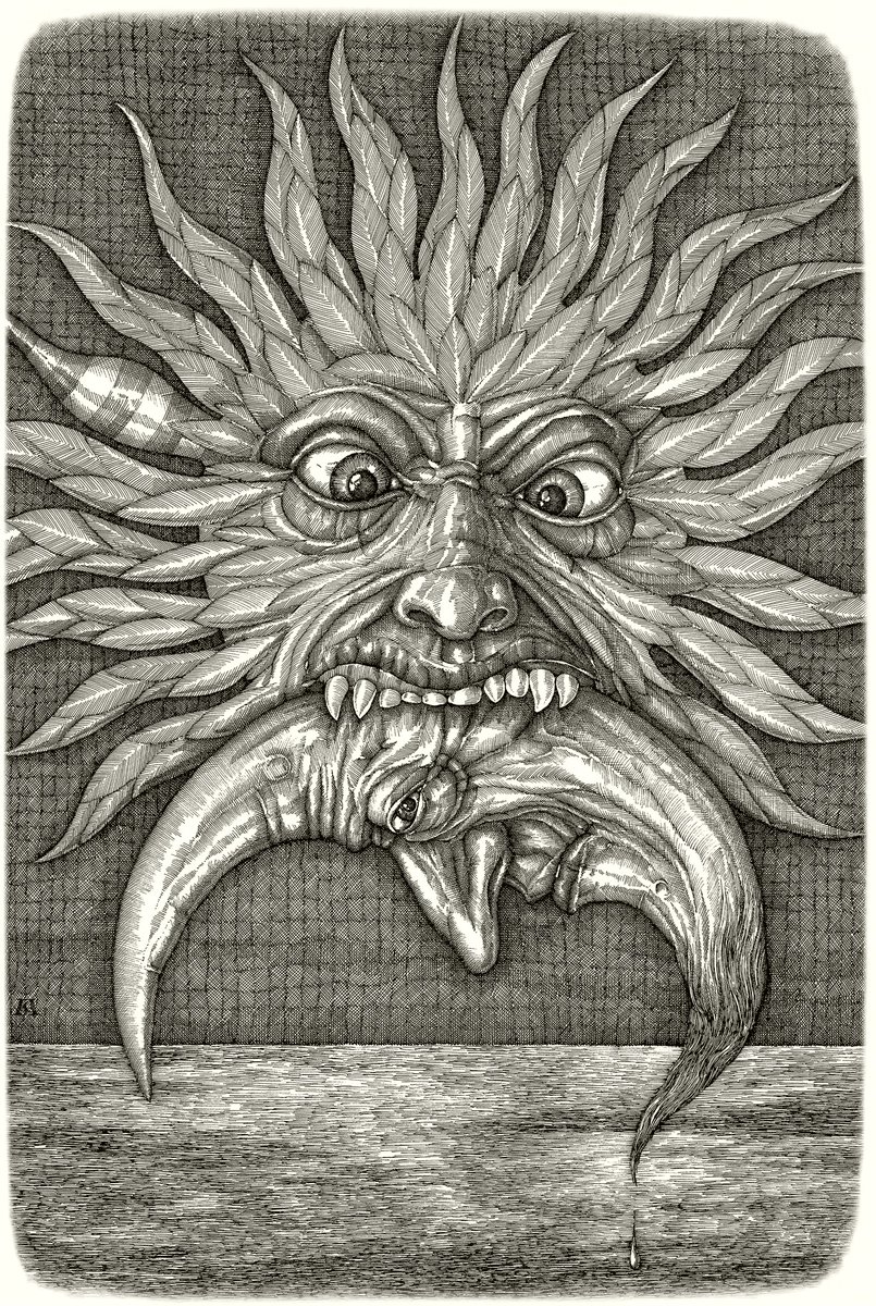 Hot days...
🌞🌛
#sun #hot #chaud #dessin #drawing #drawingoftheday #illustrationartists #illustration #inkdrawing #art #kunst #arte #ArtistOnTwitter