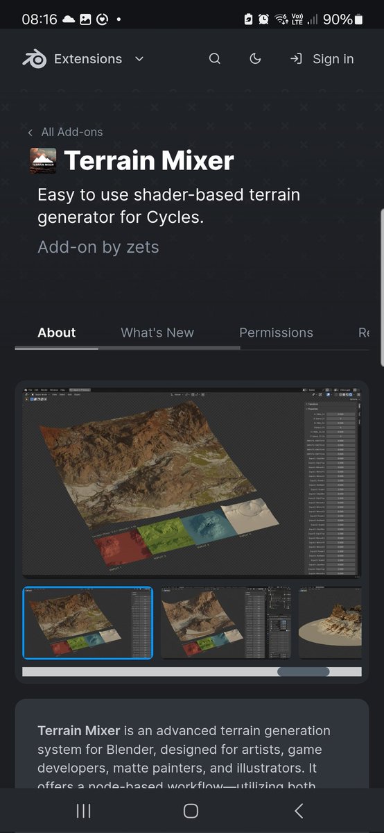 zetsology's tweet image. #b3d #terrainmixer #extension #addon is now available for free. Have fun!