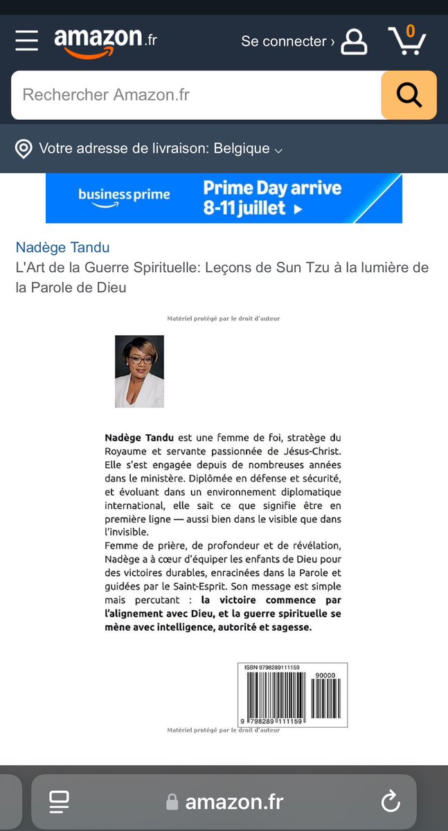 EIK (@ebambikatalayi) on Twitter photo #Lecture
Fierté, admiration et célébration !
Ma sisterfriend <a href="/NadegeT2/">Nadege Tandu</a> a franchi une étape puissante : elle a écrit et publié son tout premier livre !
Je suis tellement fière d’elle, de son courage, de sa plume et du message qu’elle porte.
Ce n’est pas juste un livre, c’est #Lecture
Fierté, admiration et célébration !
Ma sisterfriend <a href="/NadegeT2/">Nadege Tandu</a> a franchi une étape puissante : elle a écrit et publié son tout premier livre !
Je suis tellement fière d’elle, de son courage, de sa plume et du message qu’elle porte.
Ce n’est pas juste un livre, c’est