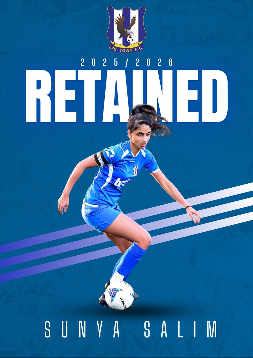 LyeTownWomenFC's tweet photo. We are pleased to announce our next 4 retained players

Sunya Salim
@bate_joella 
@Caitlynwalton17 
@chloe_whyley 

#uptheflyers https://t.co/5O7jVabBFO