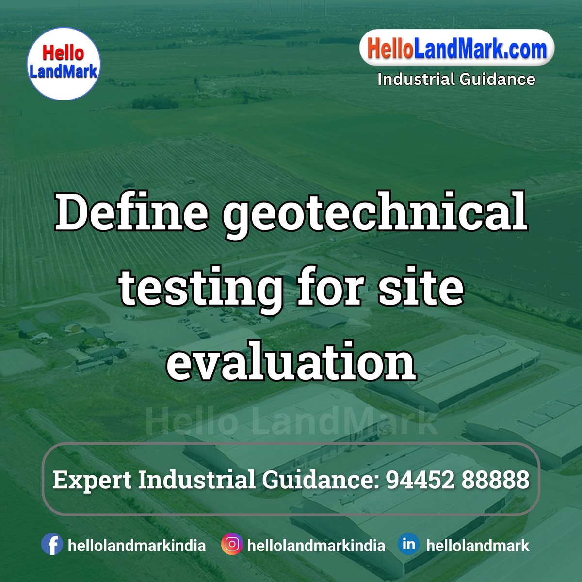 hellolandmark's tweet image. Define geotechnical testing for site evaluation

If you would like more information, please visit the page.
hellolandmark.com/define-geotech…

#geotechnicaltesting #siteevaluation #soiltesting #groundinvestigation #geotechnicalengineering #siteassessment