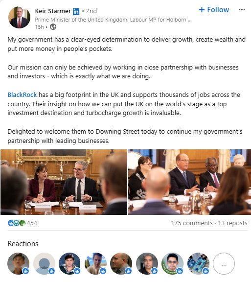 EuropeanPowell's tweet photo. Reminder 
£64 billion in projected costs, which is public money, is being used as corporate welfare in the duopoly's 86 deregulated free zones. 
US Blackrock, Blackstone and London based Deloitte are to use taxpayers money for profit motive, this is illegal in the EU.
Deloitte is the in house auditor for Blackrock and Blackstone, they have an atrocious track record for hiding fraud, while publishing lax audit reports.
The duration of the free zone licenses is for 25 years, with 10-year corporate tax breaks included. Corporations are known to chase tax holidays in free zones. The deadlines for the tax breaks are already being prepared for extension.
What people don't seem to understand is that US corporations like Blackrock's first and foremost duty is to their shareholders.
Blackrock's 'Infrastructure Imperative' is set to unlock massive access to public services and protected land, 'nature's assets' will be new additions to Blackrock financial portfolio. 
Over 5000 nature sites are to be bulldozed for Labour's 1,5 million new homes scam which is a along with free zones a massive Ponzi scheme funded by the public to ultimately privatise the UK.
The time is now for a revolution against the asset classes and the Govt's facilitating this corporate coup over the commons.
What is happening is a takeover by stealth that is using zoning, to carve up the UK into corporate fiefdoms and tax havens.
This represents a direct attack and violation of citizens' sovereignty.