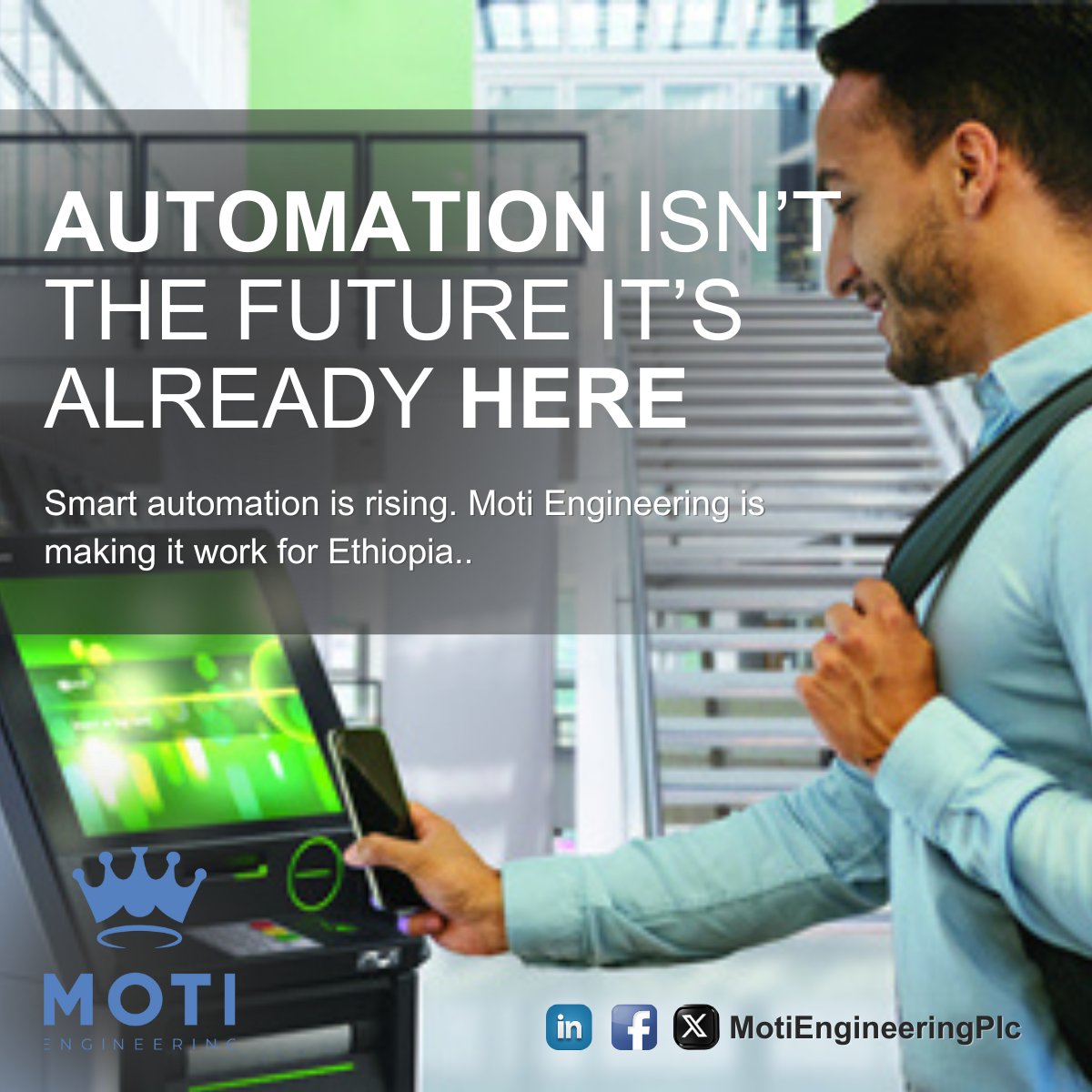 MotiEngineering's tweet photo. Smart automation is rising. Moti Engineering is making it work for Ethiopia.
As smart automation continues to grow rapidly, Moti Engineering is proud to be at the forefront helping businesses enhance efficiency, minimize downtime, and scale with confidence.
📷contact us! https://t.co/sNEsBS7WNx