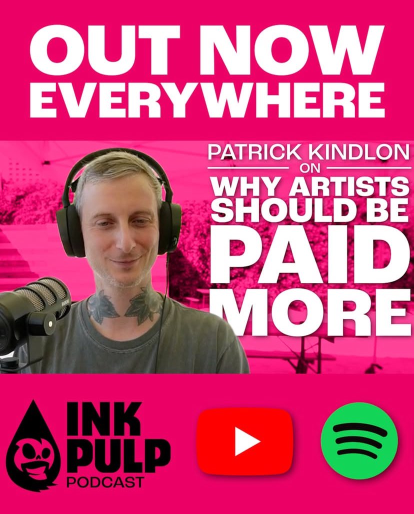 ScaleraMatteo's tweet image. The latest episode of the INKPULP PODCAST w/ @PatrickKindlon is out now!
youtu.be/CUhHS6qz0Yk?si…