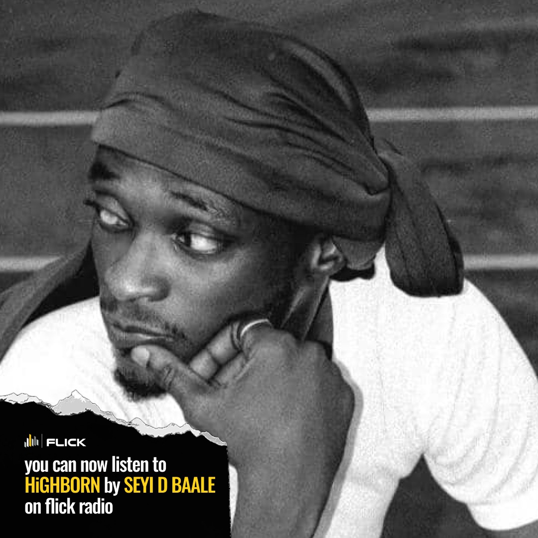 flickradio's tweet photo. X (Twitter): That feeling when the perfect track finds you! 🎧 @SeyiDBaale 's "HiGHBORN" is our current obsession, playing non-stop on https://t.co/1qQopgUoxd! Get ready to feel this one. 🔥 Tune in at https://t.co/1qQopgUoxd (link in bio). #HiGHBORN #SeyiDBaale https://t.co/4tbmnZUZ80