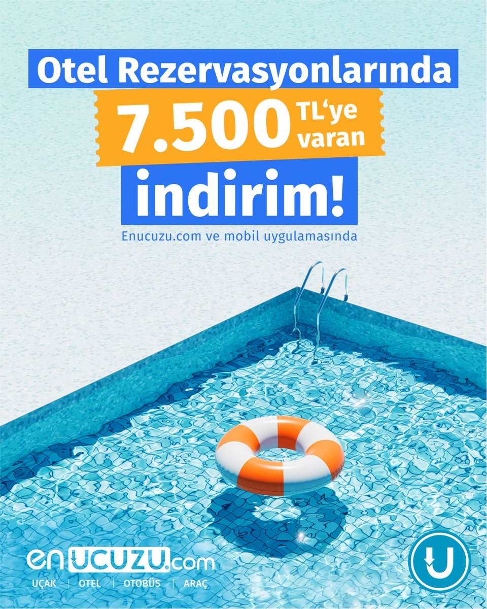 enucuzucom's tweet photo. 🏖️ Tatil Hayalini Erteleme!
Otel rezervasyonlarında 7.500 TL’ye varan indirim fırsatı https://t.co/JS4KHjjmwa’da seni bekliyor!

📌 Detaylar: https://t.co/niPrXtHAzN

#Oteldeİndirim #TatilZamanı #YazaHazırız #EnUcuzuTatil #OtelRezervasyonu #KeşfetBaşlasın https://t.co/K35mqIwhm3