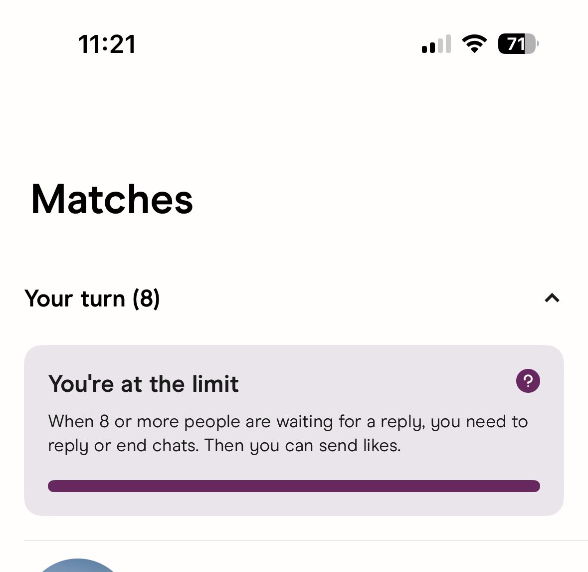 bhavye_khetan's tweet image. That’s the stupidest limit @hinge
How do I find love now 🥲