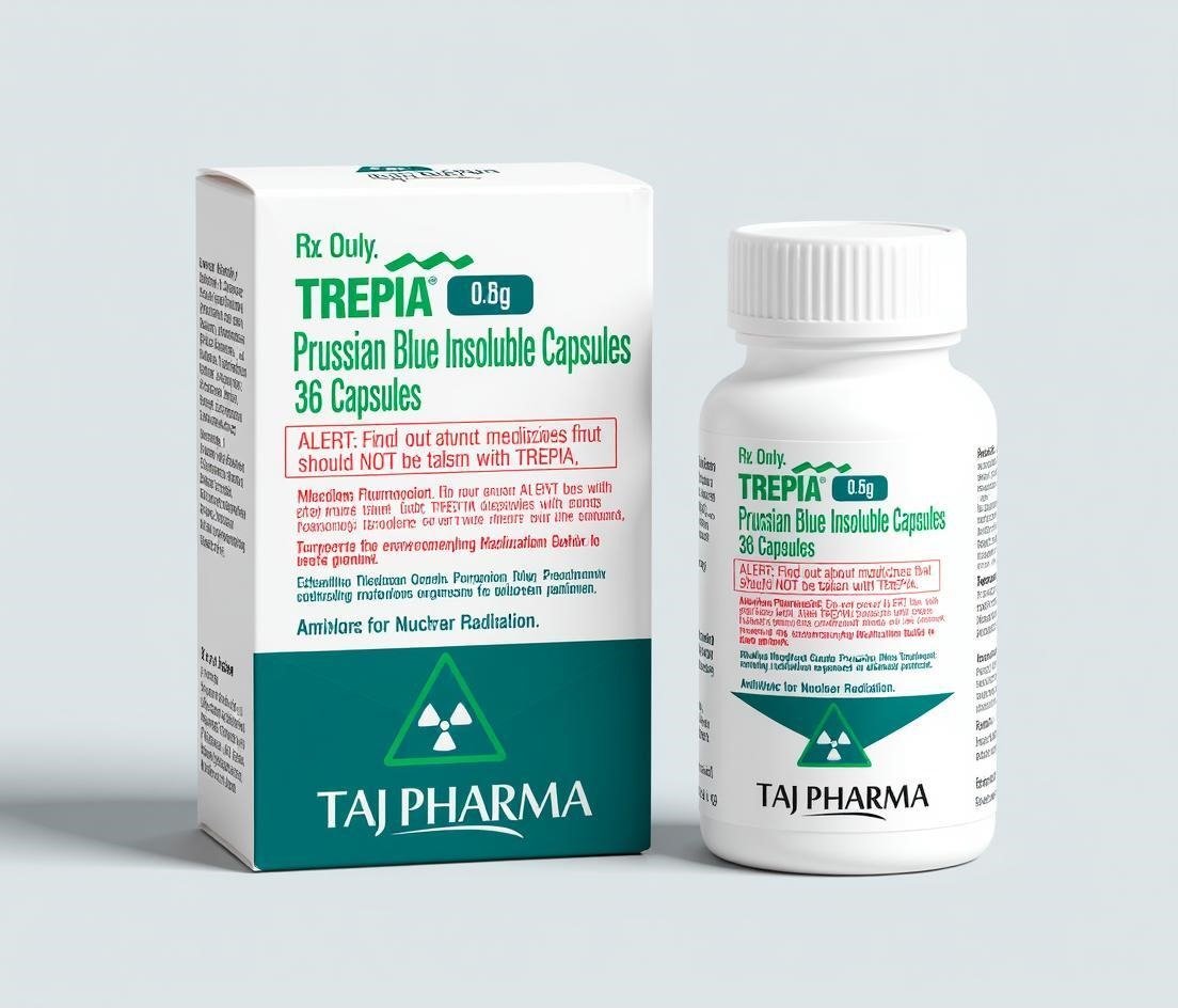 IndiaTaj82970's tweet image. TREPIA® #Prussianblue is used to treat radioactive cesium or thallium, or non-radioactive thallium poisoning. It works by combining with thallium and cesium in the intestines. The combination is then removed from the body through the stools. ☣️☠️🤢
#Iran #IranIsraelConflict #Irán