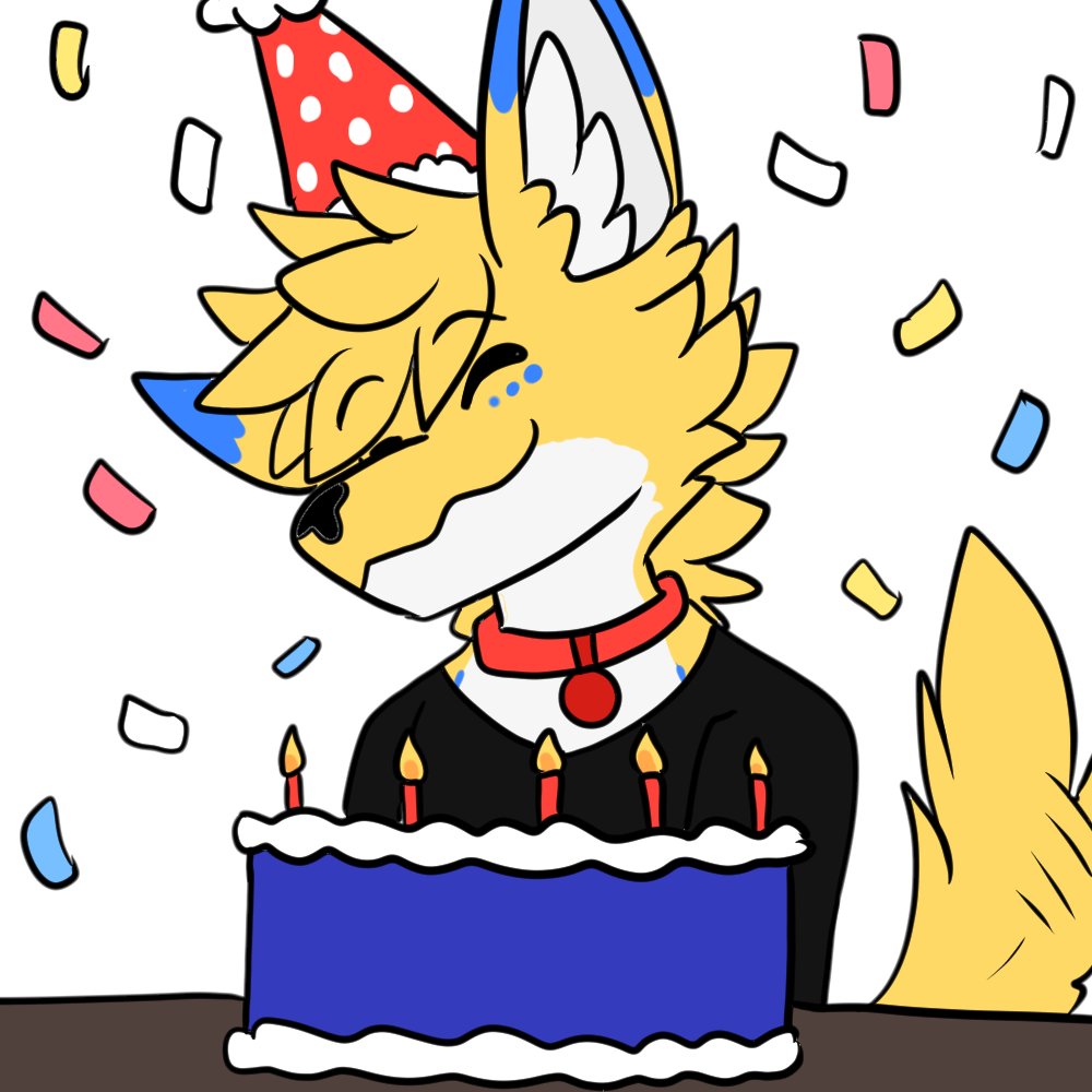 💛💙🤍Jace The Foxo🤍💙💛 tweet media