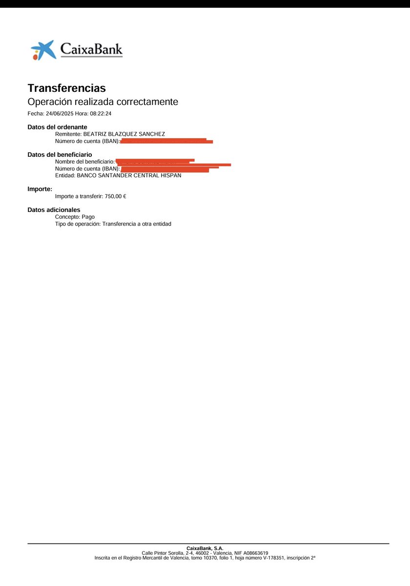 Hemos emitido el pago de mes y medio