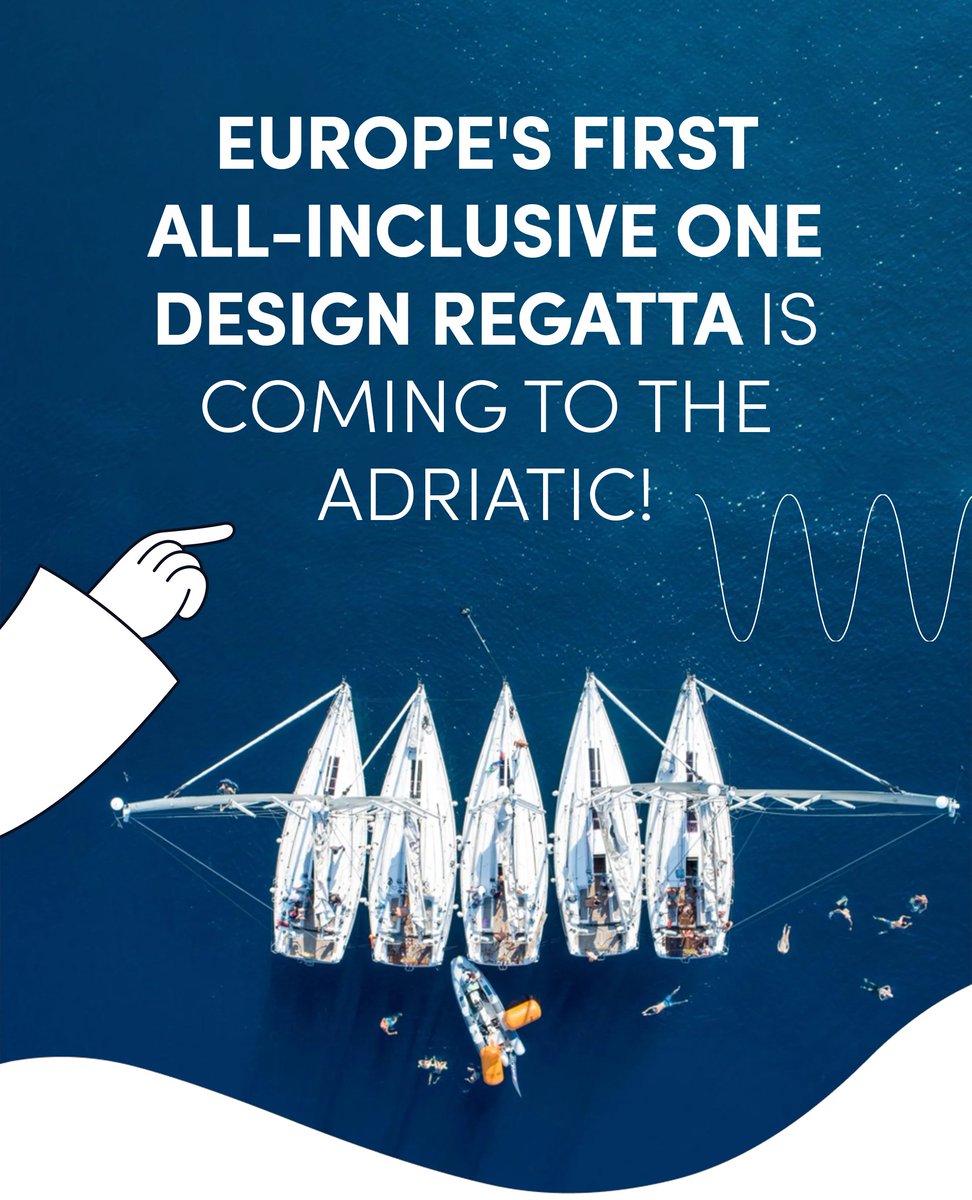 Europe's first all-inclusive One Design regatta is coming to the Adriatic!

From Sept 13–20, sail the stunning Split &amp; Hvar region, race by day, and enjoy unforgettable evenings with great food, good vibes &amp; new friends.

A week of pure sailing bliss. #CroatiaRegatta