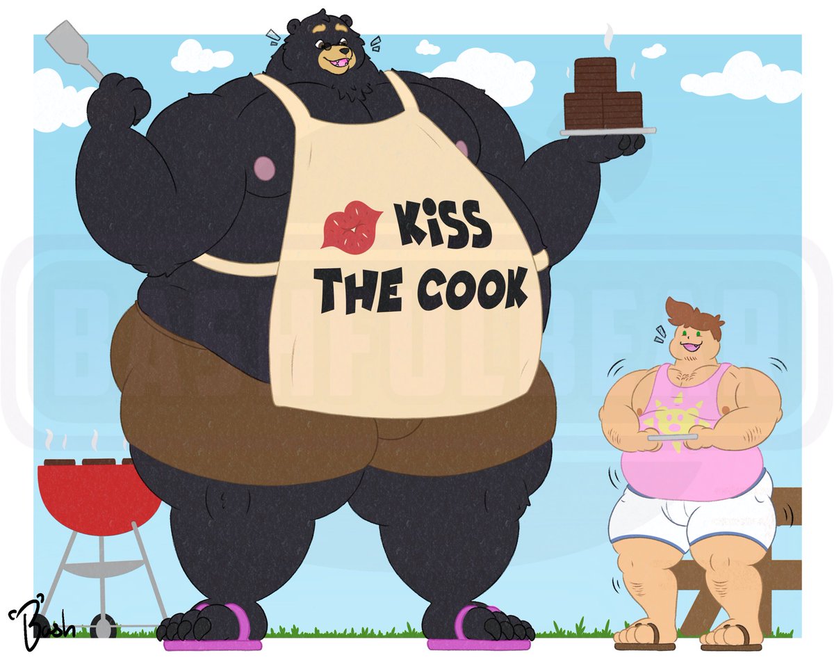 BashfulBear (@bashfulbeararts) on Twitter photo โSummer time is Burger timeโ
Bash is cookinโ a plentiful amount of burgers for two big fellas.
My part of an Art trade with <a href="/NubToons/">NubToons (Mainly on ๐โ๏ธ)</a>
#chubby #furry #bear #bara โSummer time is Burger timeโ
Bash is cookinโ a plentiful amount of burgers for two big fellas.
My part of an Art trade with <a href="/NubToons/">NubToons (Mainly on ๐โ๏ธ)</a>
#chubby #furry #bear #bara