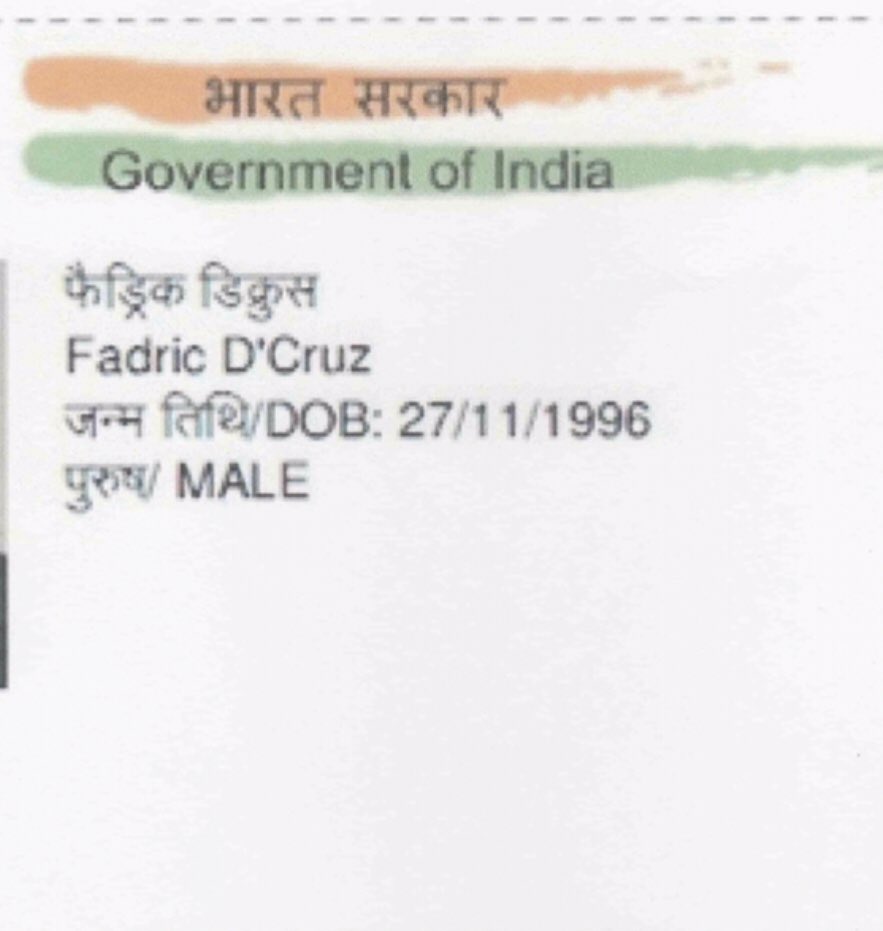 fadricdcruz's tweet photo. @IRCTCofficial Hello India Railway Please help me to Authentication of my irctc account my Name is Fadric D’Cruz but in your system This apostrophe is not allowed soo I am unable to authenticate my account please help me on this. https://t.co/Ein0p9OCKZ