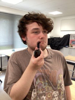 This Higher Art and Design learner has made a fantastic start on his Art folio drawing this robotic hand.  Don't worry, the pipe is an object for his coursework...or perhaps he is trying become a Young Sherlock Holmes.#confidentindividual #successfullearner