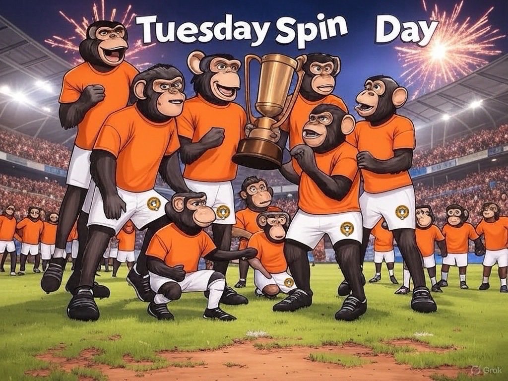 Good morning Team☕️

It’s Tuesday and Spin Day. Join our discord now and verify to be a DAO member for an opportunity to take part in match voting and win amazing XRP and NFT Prizes. Discord link below⬇️