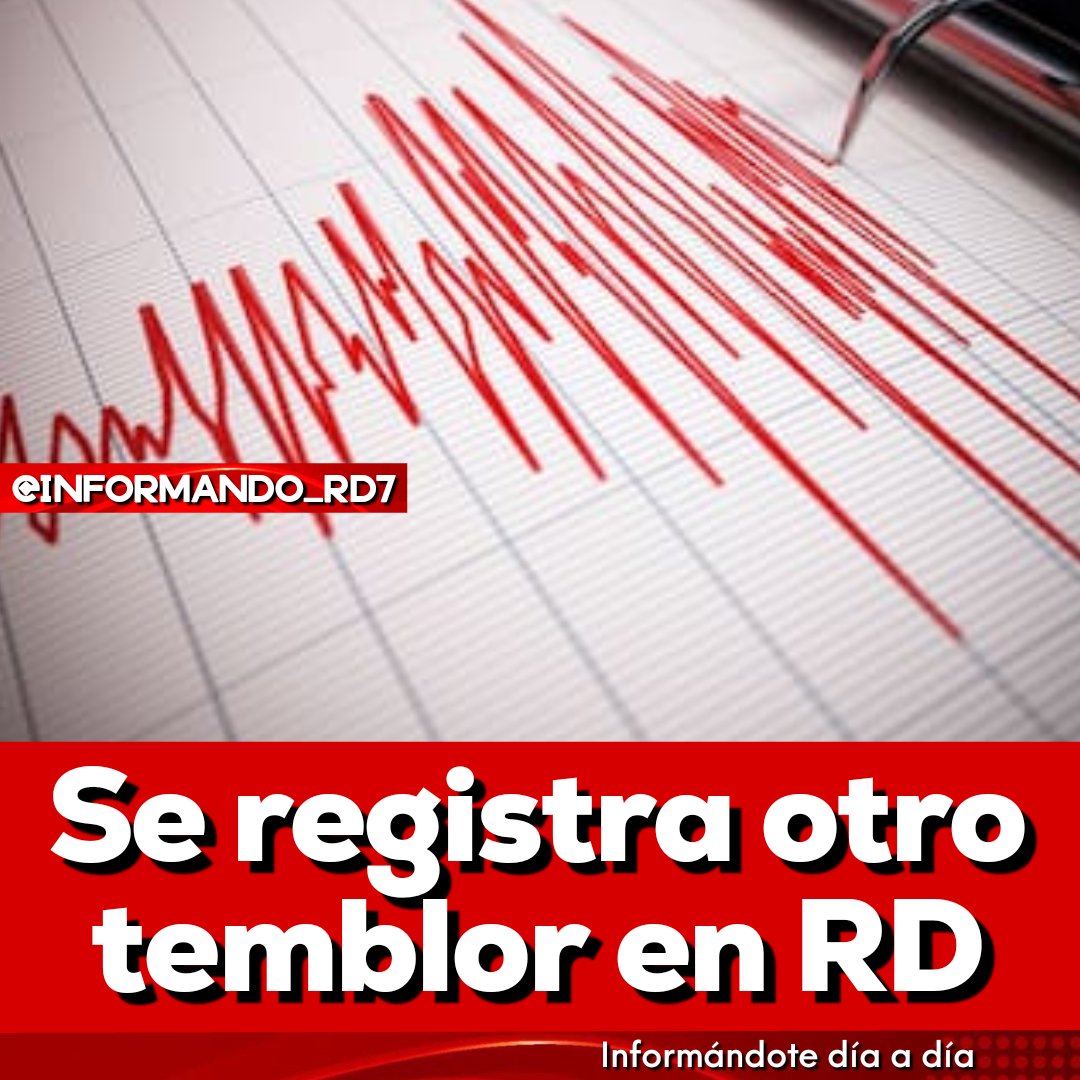 INFORMANDO (@informando_rd7) on Twitter photo En estos momentos se acaba de registrar otro fuerte temblor en la República Dominicana. <a href="/Osirisdleon/">Osiris de León</a> En estos momentos se acaba de registrar otro fuerte temblor en la República Dominicana. <a href="/Osirisdleon/">Osiris de León</a>