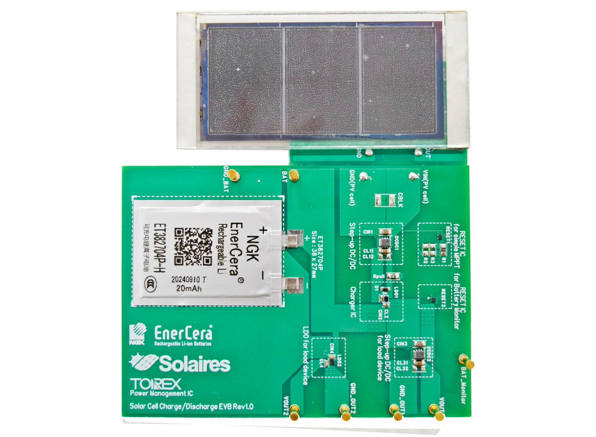 <Topics News>NGK Insulators and Torex Semiconductor Develop Demo Unit Featuring Solar-Powered EnerCera® Charging Module
product.torexsemi.com/en/news/topics…