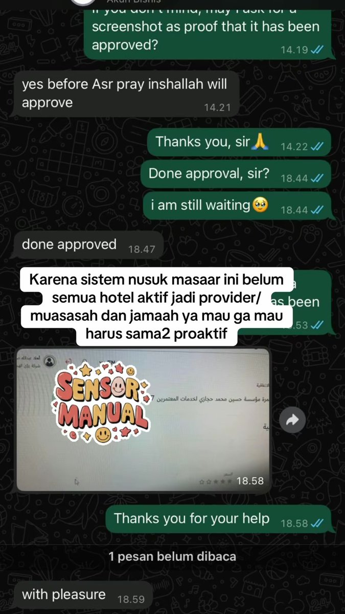 Hadhymiraldi's tweet photo. Alhamdulillah, Visa umroh jamaah RBUM bisa terbit ditengah rumitnya peraturan baru di Saudi. Semoga teman2 lain yg mau umroh bisa dimudahkan semua. Amin. https://t.co/KhVZcar74h