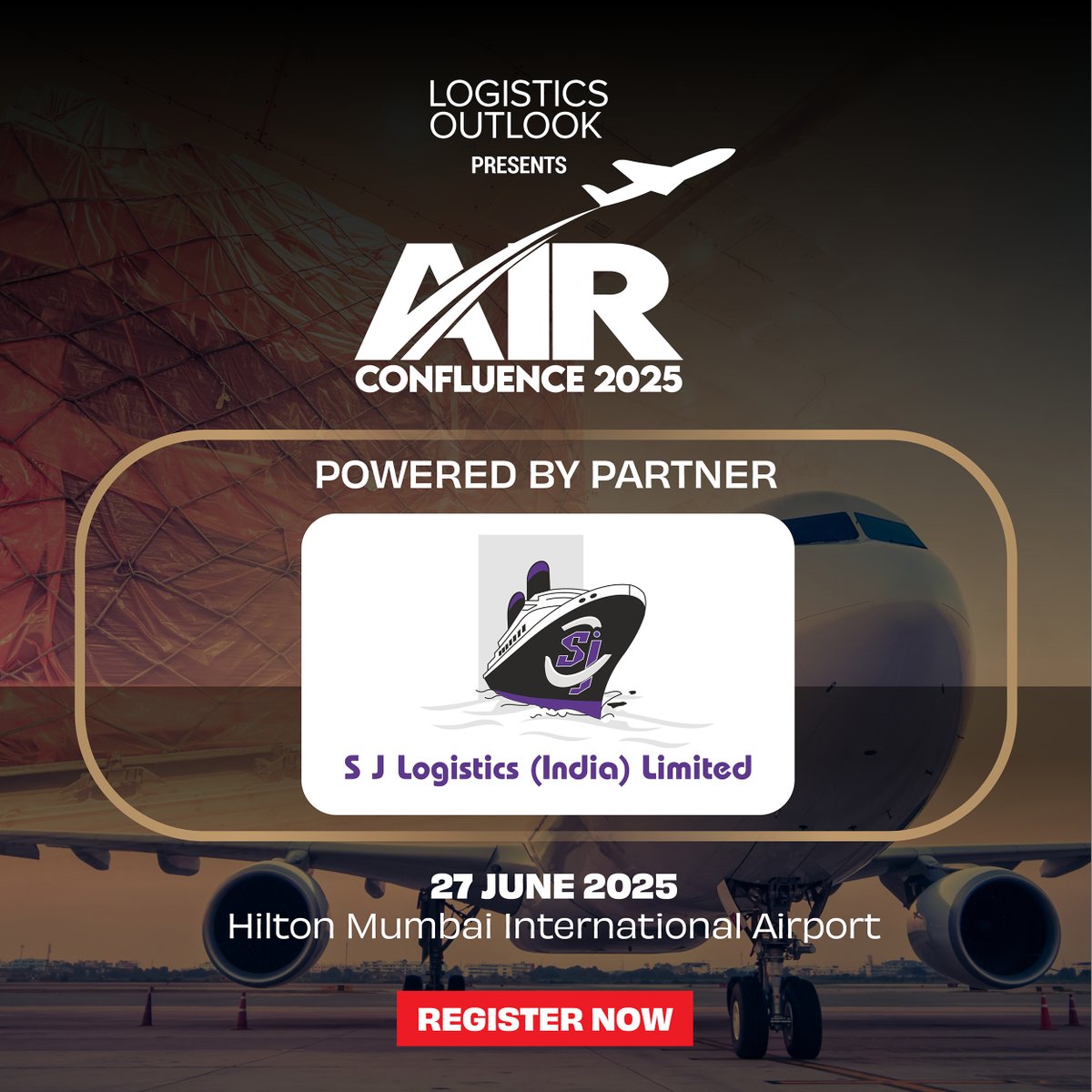 We are proud to announce that S J Logistics (India) Limited is the Powered By Partner for Air Confluence 2025.

27 June 2025 | 9:00 Am Onwards | Hilton Mumbai International Airport 

Register now: shorturl.at/sKpOe

#SJLogistics #AirConfluence2025 #Logisticsoutlook