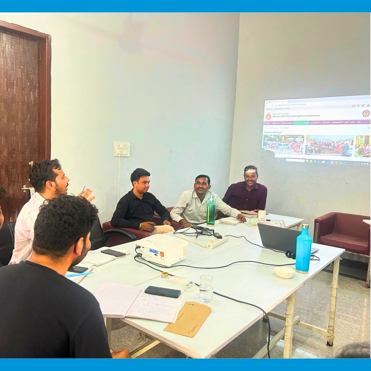 Under the Anganwadi Development Program, SRF Foundation’s HO team—Ms. Nisha Juneja, Ms. Pragati Goel &amp; Mr. Nabeel Aslam—conducted a capacity-building session for field staff on planning, program execution, digital tools, and child-focused initiatives. #SRFFoundatio
