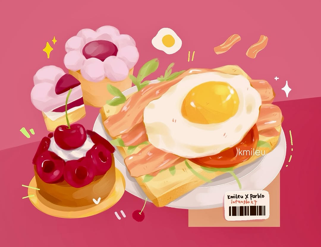 ParbloTech's tweet image. ✨🥳Digital food illustration using Parablo Intangbo X7 by @kmileu_ .
#parblo #intangbox7 #digitalpaint #drawwithparblo #foodillustration #drawwithme #cozydrawing #cozydrawwithme