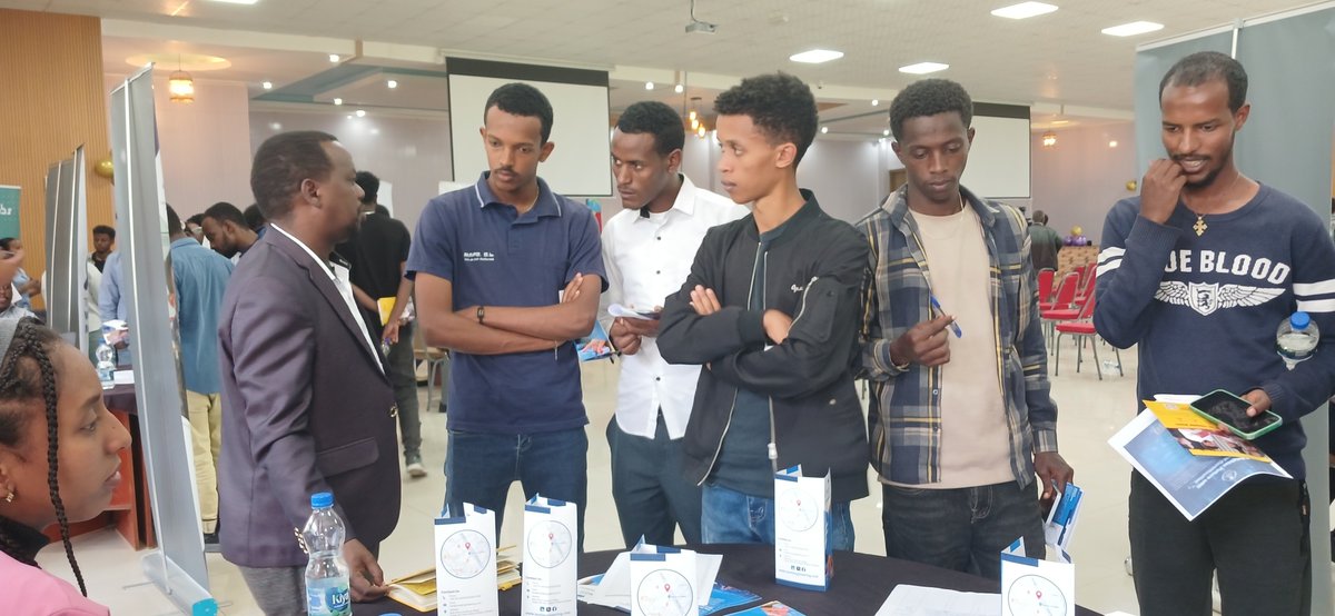 MotiEngineering's tweet photo. 📍 Connecting Talent with Opportunity | AASTU Job Fair 2025
We had an incredible time participating in the Annual Job Fair at Addis Ababa Science and Technology University!
 
 🚀Thanks for visiting our booth – the future looks bright!
#MotiEngineering #AASTUJobFair2025 https://t.co/Zyngb0lMlx