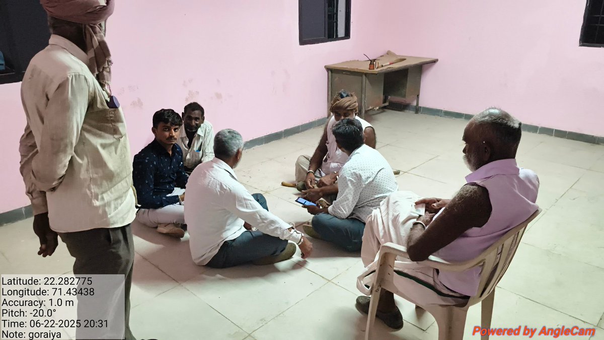 રાજકોટ જિલ્લાના વિંછીયા તાલુકાના વિવિધ ગામોમાં રાત્રી કેમ્પ દ્વારા ફાર્મર રજીસ્ટ્રેશન ની કામગીરી કરવામાં આવી રહી છે.... <a href="/Guj_Gramsevak/">Gujarat Rajy GramSevak Mahamandal ABD</a> <a href="/Gramsevak1972/">Rajkotdisgsmandal</a> <a href="/DDORAJKOT1/">District Panchayat Rajkot</a> <a href="/DaoRajkot/">DAO Rajkot</a> <a href="/RaghavjiPatel/">Raghavji Patel</a> <a href="/GujAgriDept/">Gujarat Agriculture, Farmer Welfare & Co-op. Dept.</a>
<a href="/tdo_vinchhiya/">TDO Vinchhiya</a>