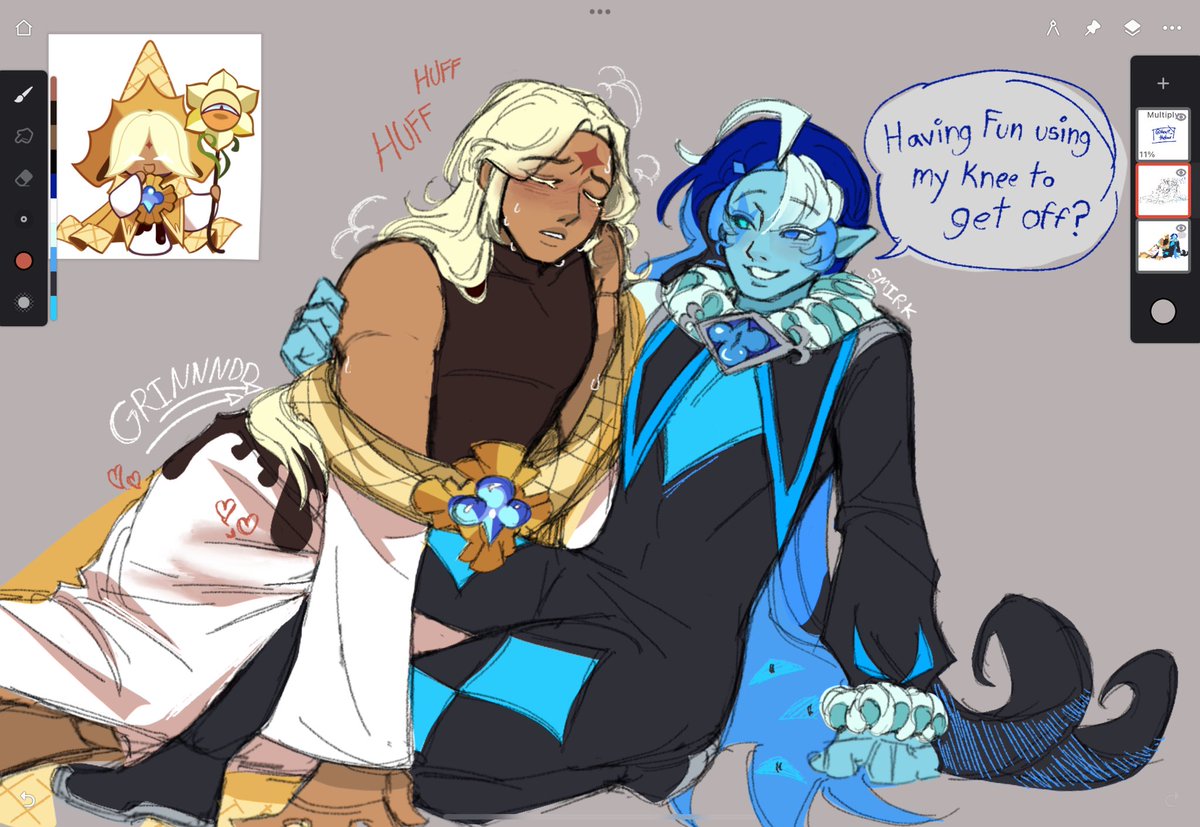 Venti_thebar on X: Had a random thought (rushed drawing) shadowvanilla  pureshadow puremilk cookierunkingdom crk t.cojKucdLZtml  X