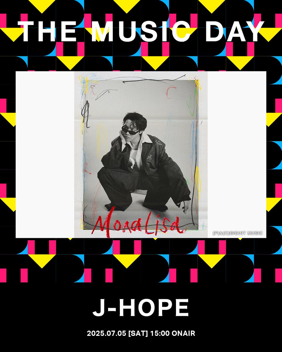 【公式】発表!今年イチバン聴いた歌 (@musicday_ntv) on Twitter photo ARTIST: J-HOPE
🪩THE MUSIC DAY 2025🪩
2025/07/05 sat. 15:00 ON AIR 📺⚡️
#THEMUSICDAY
#TMD2025
#jhope
<a href="/BTS_jp_official/">BTS JAPAN OFFICIAL</a> ARTIST: J-HOPE
🪩THE MUSIC DAY 2025🪩
2025/07/05 sat. 15:00 ON AIR 📺⚡️
#THEMUSICDAY
#TMD2025
#jhope
<a href="/BTS_jp_official/">BTS JAPAN OFFICIAL</a>