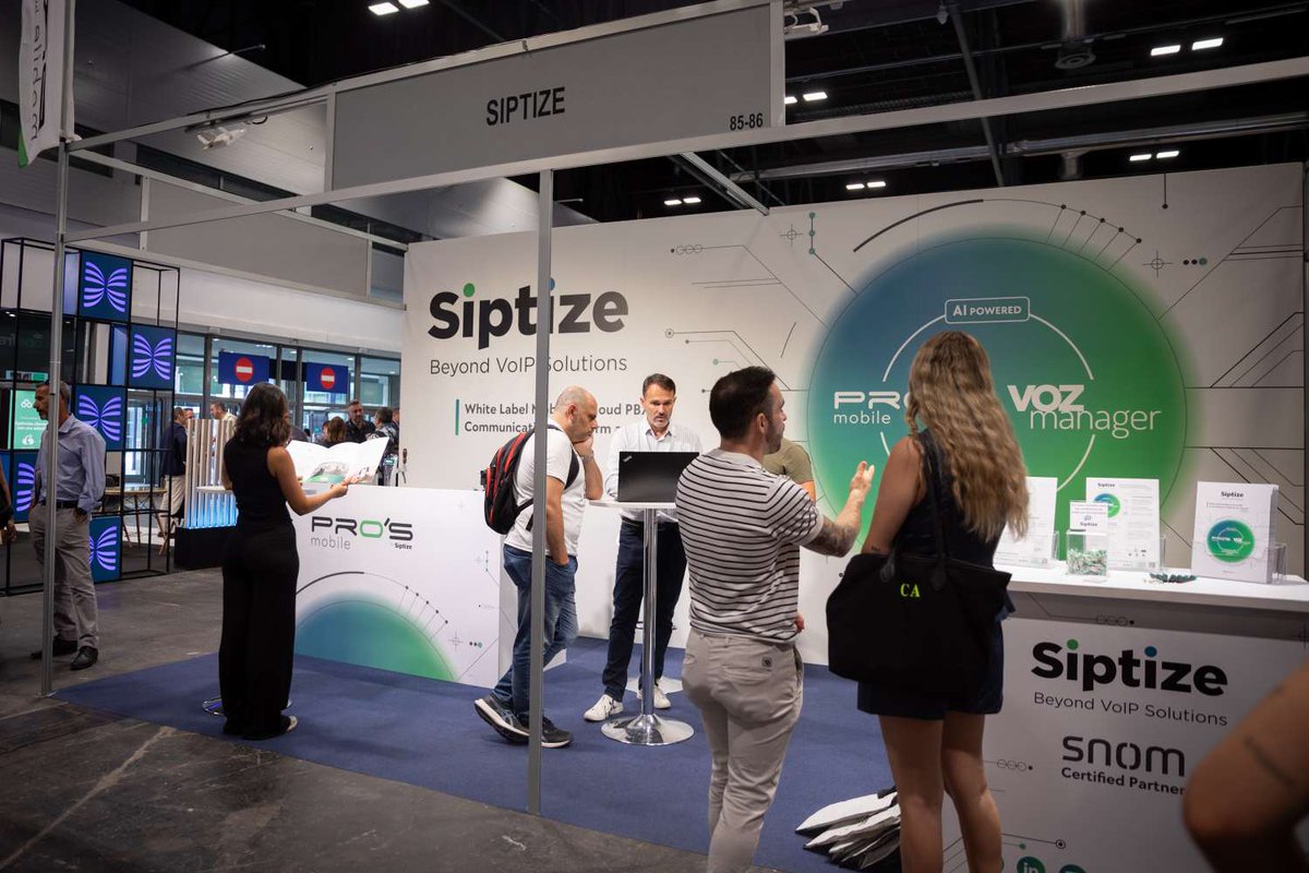 siptize's tweet photo. En #AOTEC25 organizada por @aotec_es presentamos la alianza que consigue que tus #comunicaciones profesionales sean más eficaces: #VOZMANAGER + #PROSMOBILE #AI Powered
¿Quieres conocer sus #ventajas?
✅ https://t.co/ELwmQ5HsGZ https://t.co/U3YYdENBrL