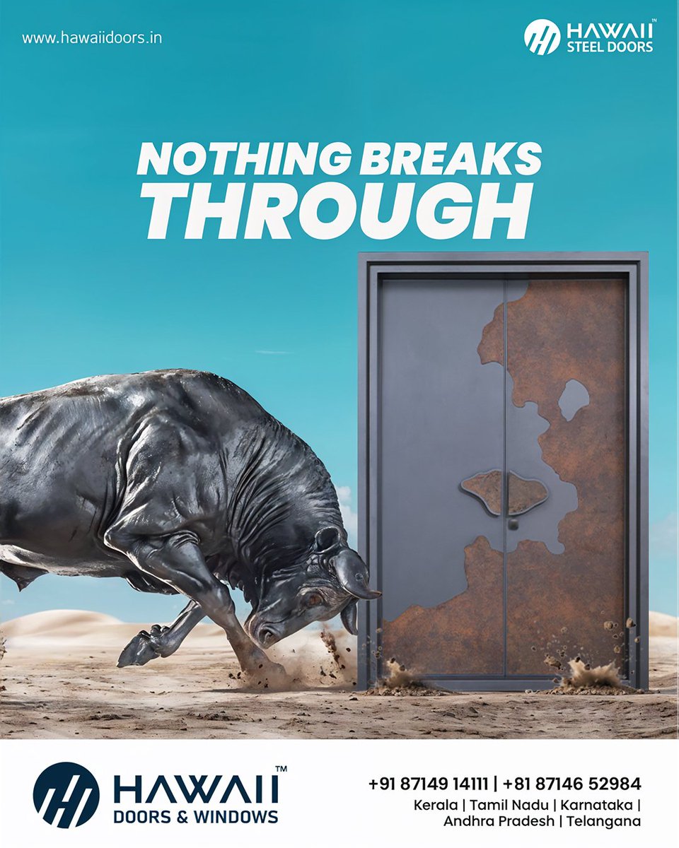 NOTHING BREAKS THROUGH !
Engineered to endure. Built for ultimate protection.

Hawaii Steel Doors — because your safety deserves nothing less than the best.
.
.
.
#Hawaiidoors #HawaiiWindows #HomeImprovement #doorsandwindows #WelcomeHawaii #strong #dreamhome #steeldoors