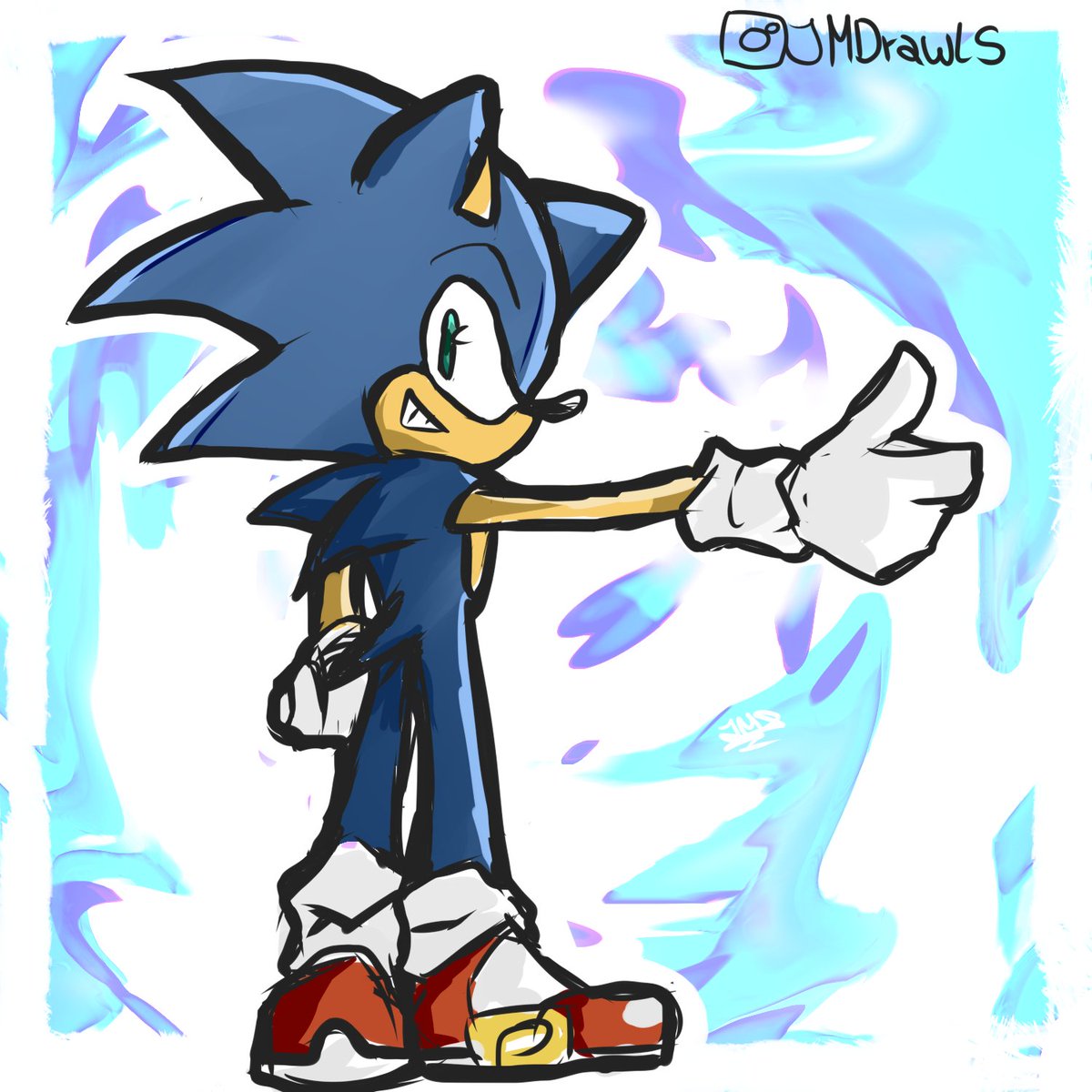 JMDrawls's tweet image. My idol #SonicTheHedgehog had a birthday and I couldn't give him his gift... maybe around this week I'll give him something... it will be a late gift hehe (very old drawing attached)#Sonic34th