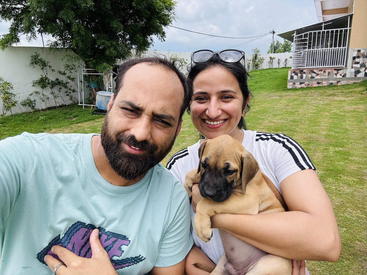 My heart just got a little fluffier! 🐾 
Meet the tiniest bundle of joy in our family… 🫵🏻
Welcome home, our little fur baby!

#PresaCanario #Family #Love #Joy #puppydiaries