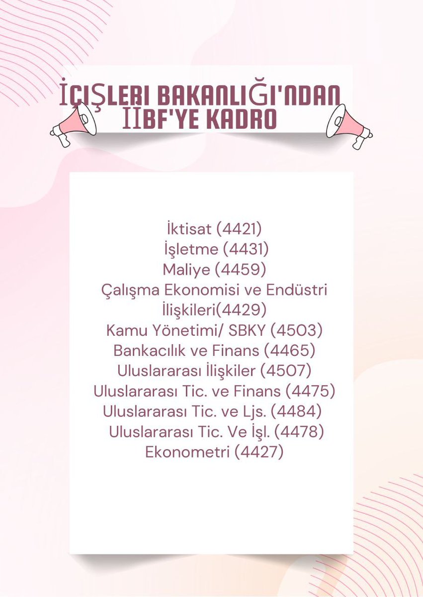 cananea123 (@cananea123) on Twitter photo <a href="/NedimAkmese/">Nedim Akmeşe</a> İİBF mezunları mülakatsız kadro istiyor. İİBF (4431+4507+4503+4421+ 4425+4427+4429+4459+4465+4453+4478) tek bir kod değildir.
<a href="/av_mehmetsaglam/">Mehmet Sağlam</a>
<a href="/mehmetaktas023/">Mehmet Aktaş</a>
<a href="/munirkaraloglu/">Münir Karaloğlu</a>
<a href="/ahpehlivan53/">Ali Hamza Pehlivan</a>
<a href="/hamidi_emin/">Muhammed Emin HAMİDİ</a>
<a href="/valibilmez/">Mehmet Emin Bilmez</a>
<a href="/AliYerlikaya/">Ali Yerlikaya</a>
<a href="/itasyapan/">İbrahim Taşyapan</a>
<a href="/NedimAkmese/">Nedim Akmeşe</a> <a href="/NedimAkmese/">Nedim Akmeşe</a> İİBF mezunları mülakatsız kadro istiyor. İİBF (4431+4507+4503+4421+ 4425+4427+4429+4459+4465+4453+4478) tek bir kod değildir.
<a href="/av_mehmetsaglam/">Mehmet Sağlam</a>
<a href="/mehmetaktas023/">Mehmet Aktaş</a>
<a href="/munirkaraloglu/">Münir Karaloğlu</a>
<a href="/ahpehlivan53/">Ali Hamza Pehlivan</a>
<a href="/hamidi_emin/">Muhammed Emin HAMİDİ</a>
<a href="/valibilmez/">Mehmet Emin Bilmez</a>
<a href="/AliYerlikaya/">Ali Yerlikaya</a>
<a href="/itasyapan/">İbrahim Taşyapan</a>
<a href="/NedimAkmese/">Nedim Akmeşe</a>