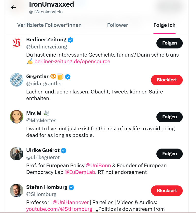 knuff37's tweet photo. @DerSzebek sein Account sagt alles, wieder so ein #Querdepp.....😉🤣🤣 https://t.co/canSt2Ckf0