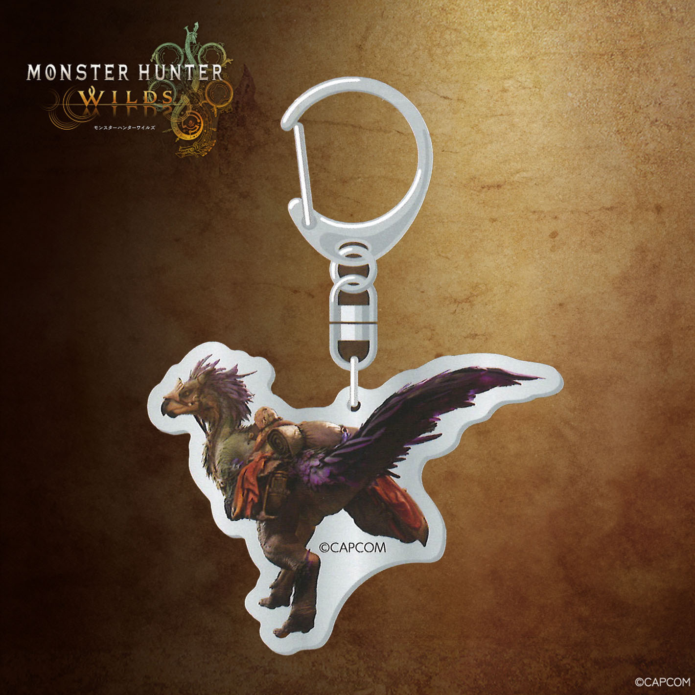モンスターハンター ワイルズ フラッシュ キーホルダー 5点 イーカプコン |モンスターハンターワイルズ アイテムアイコン