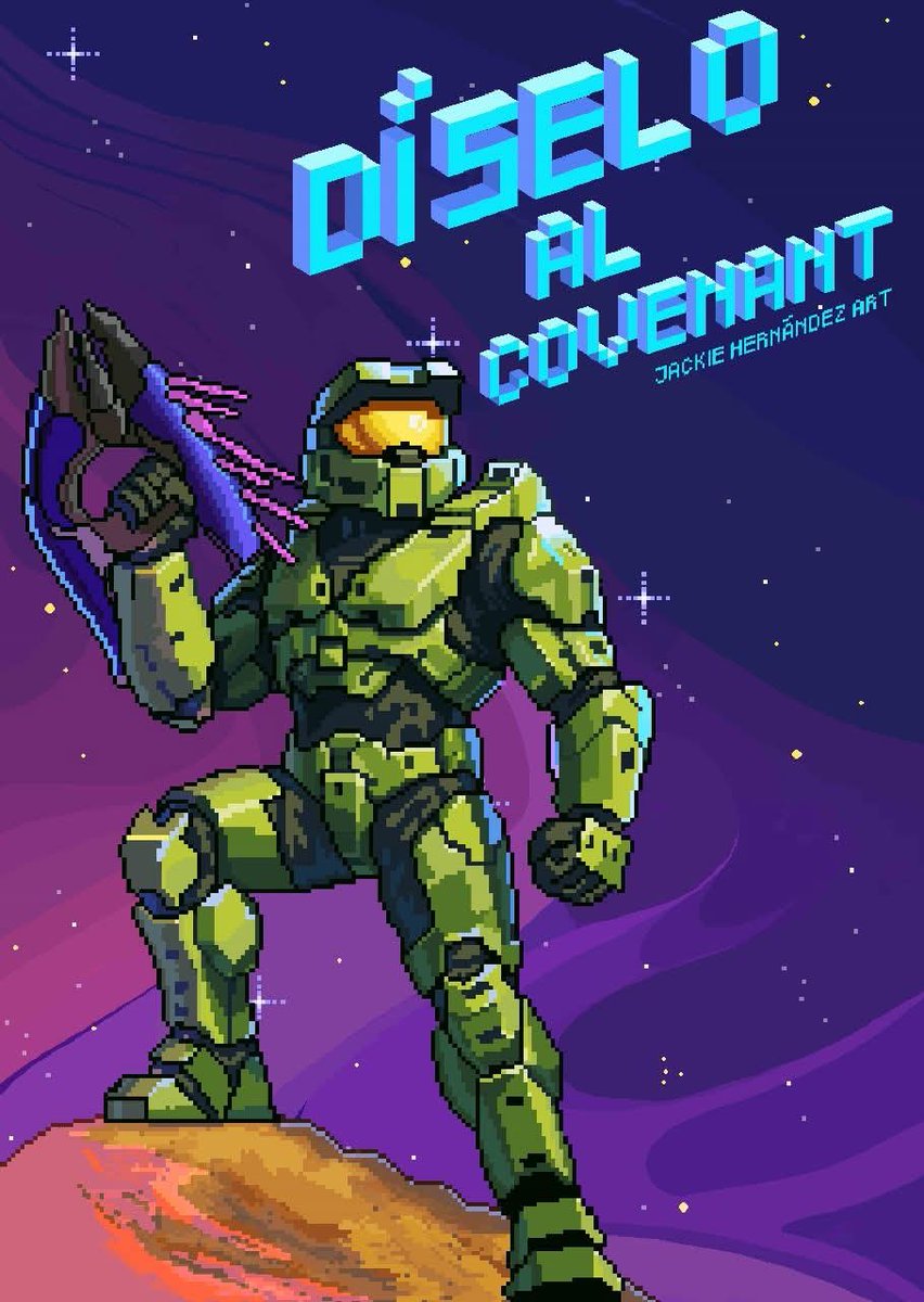 Hey! It’s been a while since I posted, but I’m excited to share my pixel art of Master Chief. It was a fun and interesting project to work on! "Tell the Covenant " #halo #HaloSpotlight #masterchief 
<a href="/Unyshek/">John Junyszek</a>
<a href="/Halo/">Halo</a> <a href="/UnscMexico/">UNSC México</a>  <a href="/XboxMexico/">Xbox México</a> <a href="/Xbox/">Xbox</a>