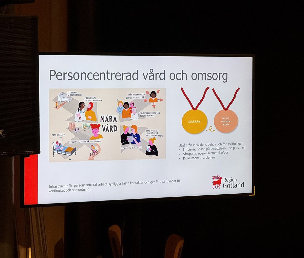 Inleder dagen med seminarium om vikten av fasta kontakter för en personcentrerad hälso- och sjukvård samt omsorg. Samverkan och tillgång till rätt kompetens i rätt tid och på rätt plats är avgörande! #svmed #vårdpol #almedalen