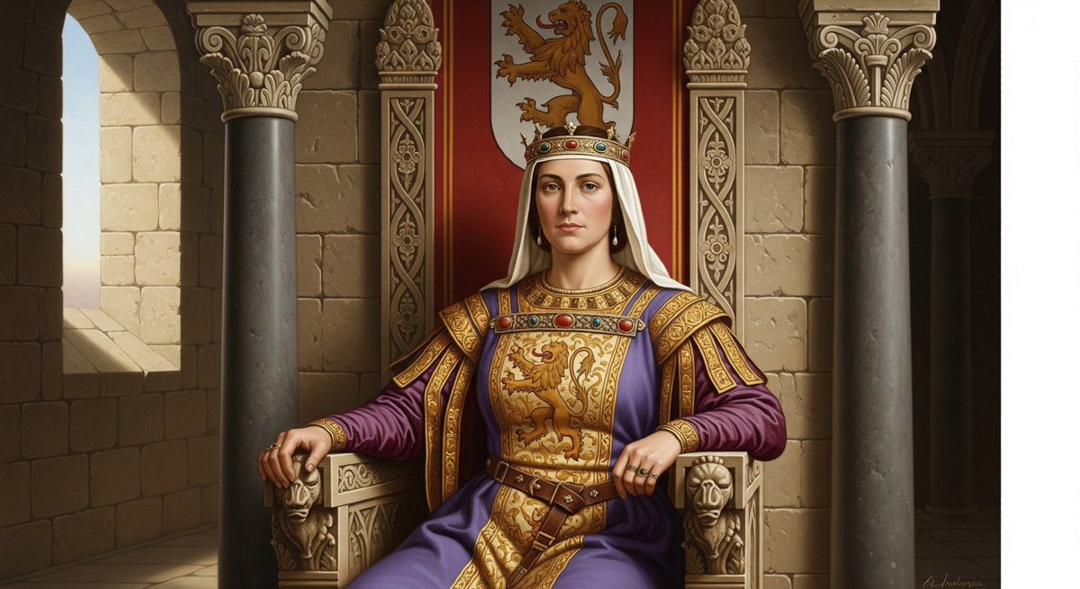 Hoy hace 944 años nació la reina Urraca de León, hija y heredera de Alfonso VI y de Constanza de Borgoña. Fue la primera reina de pleno derecho en Europa pues accedió al trono en su condición de heredera y no de esposa o de regente. (Sigue)