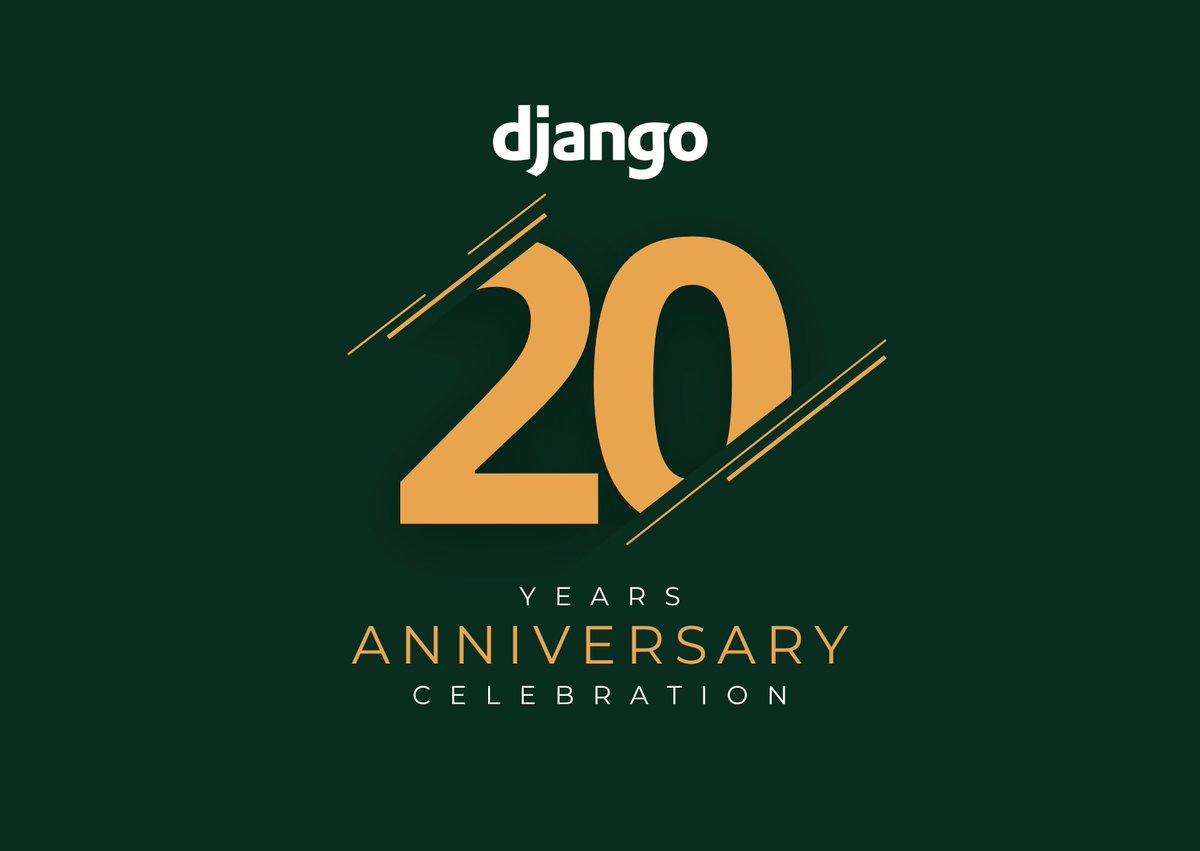 django_ja's tweet photo. Djangoの20歳の誕生日を祝うイベントをやります！ #django #djangoja https://t.co/0goIgGcs5k