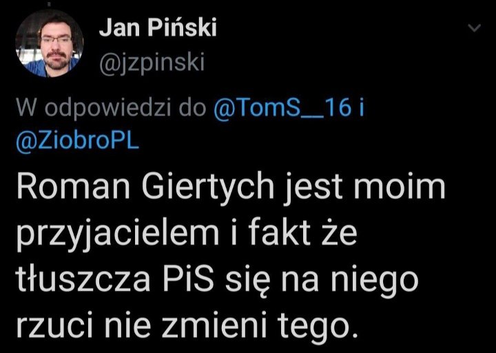 Jan Piński w służbie #GiertychGebil. 
Zawsze wierny. Jak ochroniarz "Foka".